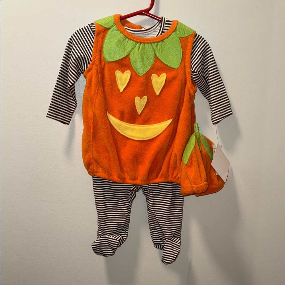 Orange Pumpkin Kids Costume